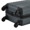 Wrangler 20-inch Carry-on Rolling Hard Side Spinner Luggage, Gray
