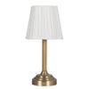 Better Homes & Gardens 13" White Shade Rechargeable Portable Lamp