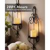 Homemory 24Pack Flickering Flameless Votive Candles, Battery Operated LED Tealight for Wedding, Outdoor, Table, Festival (Warm White,Battery Included)