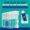 PUR PLUS 30 Cup Lead Reducing Water Filter Dispenser, White, DS1811Z