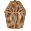 Mainstays 12.75" Rope Mini Lamp, Brown, 5.75 x 6.5 x 6.5" Lamp Shade