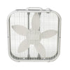 Lasko 20" Classic Box Fan with Weather-Resistant Motor, Portable Cooling Floor or Window Fan, 3 Speeds, White, B20200