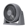 Holmes Blizzard 3-Speed Air Circulator Fan, 90° Adjustable Tilt, Removable Grill, Gray