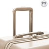 iFLY Rise 24" Hard Side Medium Checked Expandable Spinner Luggage, Sand