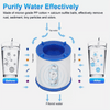 Kitchen & Bathroom Sink Faucet Water Filter, Tap Mount Filtration System, Purifier.