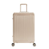 iFLY Rise 24" Hard Side Medium Checked Expandable Spinner Luggage, Sand